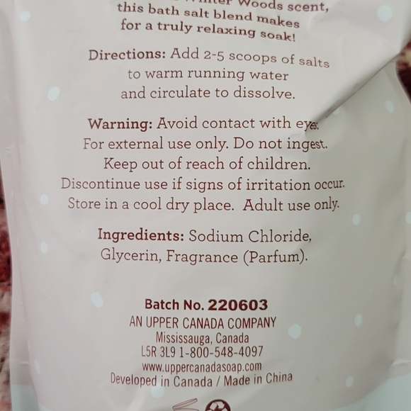 Winter woods bath salts - Picture 3 of 5